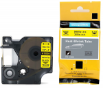 Termo vamzdelis, juostelė DYMO 18054, 9mm (geltona/ juoda) ECO