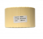 Lipnios etiketės 52x40mm. 1000 vnt (Vellum) smėlio