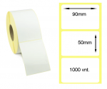 Lipnios Termo etiketės 90x50mm. 1000 vnt (Thermal ECO)