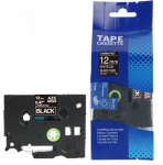 Lipni juostelė Brother TZE-335 12mm. (Juoda / Balta) ECO