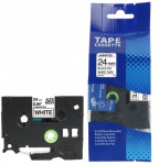 Brother TZe-251 Lipni juostelė (24 mm, juodas ant baltos) &ndash; Eco
