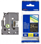 Lipni juostelė Brother TZE-354 24mm. (Juoda/Auksinė) OEM