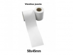 Lipnios Termo etiketės 58x45m. I&scaron;tisinė juosta (Thermal ECO)