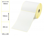 Lipnios etiketės 105x150mm. 350 vnt (Vellum)