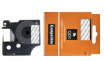 Lipni juostelė Dymo D1 40920, 9mm. (Skaidri / balta) ECO