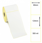Lipnios etiketės 80x124mm. 500 vnt. Thermal ECO