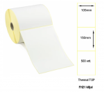 Lipnios Termo etiketės 105x150mm. 350 vnt (Thermal TOP) FH21 klijai