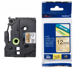 Lipni juostelė Brother TZE-PR831 12mm. (Auksinė / Juoda) OEM