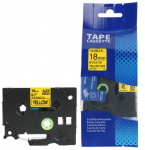 Lipni juostelė Brother TZE-FX641 18mm. (Geltona lanksti) ECO