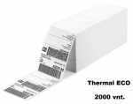 Lipnios Termo etiketės 102x152mm. BOX 2000 vnt Balta (Thermal ECO)