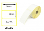 Lipnios etiketės 50x99mm. 500 vnt (Vellum)