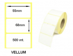Lipnios etiketės 55x68mm. 500 vnt (Vellum)