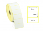 Lipnios Termo etiketės 30x20mm. 2000 vnt (Thermal ECO)
