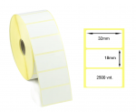 Lipnios Termo etiketės 32x18mm. 2500 vnt (Thermal ECO)
