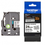 Lipni juostelė Brother TZE-S251 24mm. (Balta / Juoda) OEM