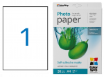 Lipnus popierius ColorWay photo paper matte A4, 120 g/m&sup2; (1 etik.) 50 lapų