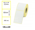 Lipnios etiketės 52x80mm. 500 vnt (Vellum)