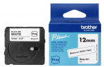 Lipni juostelė Brother Btag-231, 12mm. (Balta / juoda) OEM