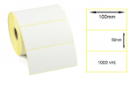 Lipnios Termo etiketės 100x59mm. 1000 vnt (Thermal ECO)