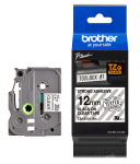Lipni juostelė Brother TZE-S131 12mm. (Skaidri / Juoda) OEM