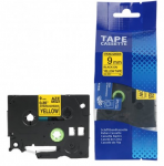 Brother TZe-S621 Lipni juostelė (9 mm, juodas ant geltonos, stipriai lipni) &ndash; Premium