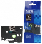Lipni juostelė Brother TZE-345 18mm. (Juoda) ECO
