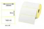 Lipnios etiketės 100x59mm. 1000 vnt (Vellum)