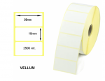 Lipnios etiketės 38x18mm. 2500 vnt (Vellum)