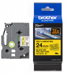 Lipni juostelė Brother TZE-SL651 24mm. (Geltona / Juoda) OEM