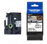 Lipni juostelė Brother FLe-2511 21mm. (Balta / Juoda) OEM
