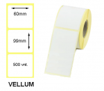 Lipnios etiketės 60x99mm. 500 vnt (Vellum)