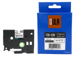 Brother TZE-231 Lipni juostelė (12 mm, juodas ant baltos) &ndash; Eco