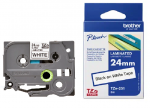 Brother TZe-251 Lipni juostelė (24 mm, juodas ant baltos) &ndash; Originali