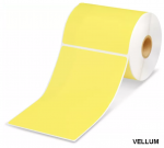 Lipnios etiketės 105x150mm. 500 vnt (Vellum) Geltona