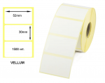 Lipnios etiketės 52x30mm. 1500 vnt (Vellum)