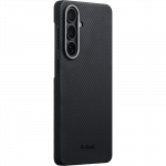 Pitaka Edge Case, juodas/pilkas tvilas (Aaron Button) - Samsung Galaxy S26