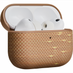 Pitaka Aramidinio pluo&scaron;to magnetinis dėklas, auksinis blizgesys - AirPods Pro 3