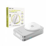 Mobile Origin 3in1 Qi2 25W sulankstomas įkrovimo stovas PW35,suderinamas su MagSafe - sidabrinis