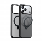 Dėklas Torras Ostand Q3 Spin, juodas &ndash; iPhone 17 Pro Max