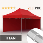 Prekybinė Palapinė 4x8 Raudona Zeltpro TITAN
