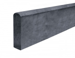 Tvoros pamatas tiesus lygus, betoninis 2500x200x60 mm, grafitinis, impregnuotas