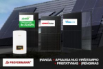 Saulės elektrinės 9kW komplektas su montavimu, trifazis
