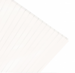 Kanalinis polikarbonatas Opal 10 mm, baltas, 4, 6 m