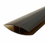 Sujungimo profilis (H), plastikinis, bronzinis (įv. matmenys)