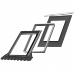 Tarpinės komplektas VELUX EDS 2000 BDX (iki 16 mm) lygioms stogo dangoms (įv. dydžiai)