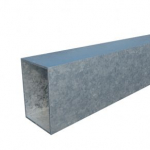 Vamzdis 60x40 mm, H6,0 m, sienelė: 1,2 mm, ZN