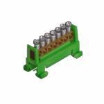 Gnybtas, 7x16 mm&sup2;, geltonai žalias, POLLMANN