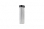 Stulpas tvorai 60x40 mm, H2,0 m, sienelė: 1,2 mm, ZN