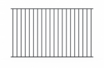 Metalinė 20x20 strypų tvora, 1500x2500 mm (uždara)