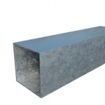 Vamzdis 60x60 mm, H6,0 m, sienelė: 1,5 mm, ZN